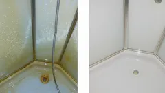 Hoe maak je een douche schoon zonder borstels of chemicaliën te gebruiken?